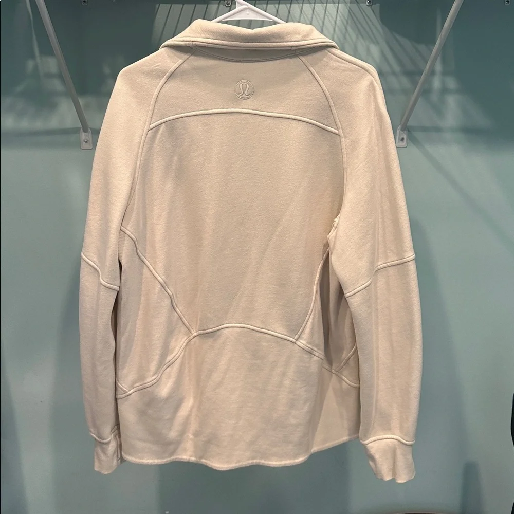Lululemon Athletica Off-White Zip-Up Jacket